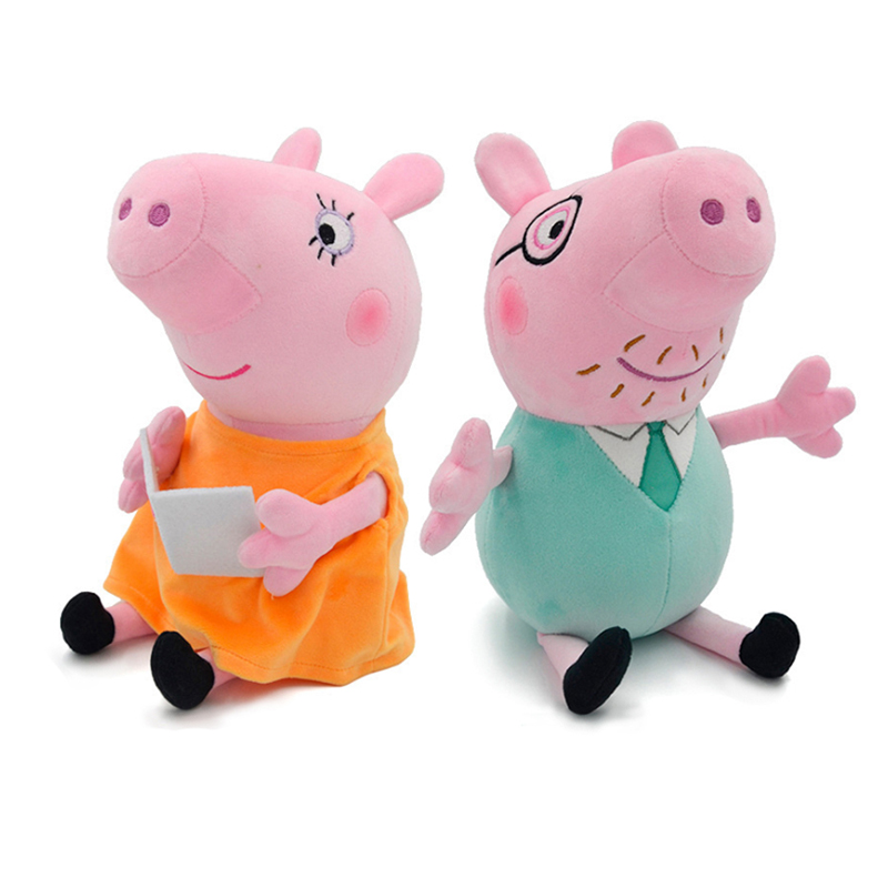 Dad Hat Cotton - 30cm Pluszowe Zabawki Świnka Peppa, Uroczy