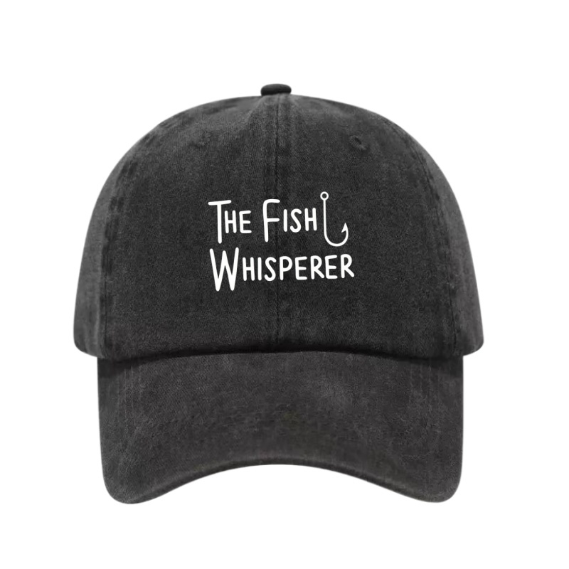 Golf Cap Dad - Czapka z nadrukiem „THE FISH WHISPERER”