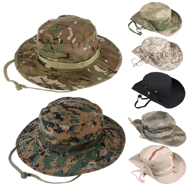 Boonie Hat Tactical - Kamuflażowe taktyczne kapelusze typu boonie do