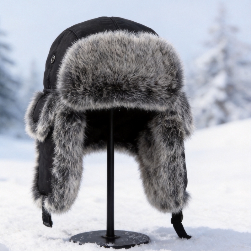 Trapper Hat Ear Flap - 652F Czapka z nausznikami na zimne