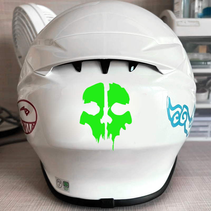 Kolorowa czaszka naklejki moto – Skull Cap Helmet Liner recenzja i cena