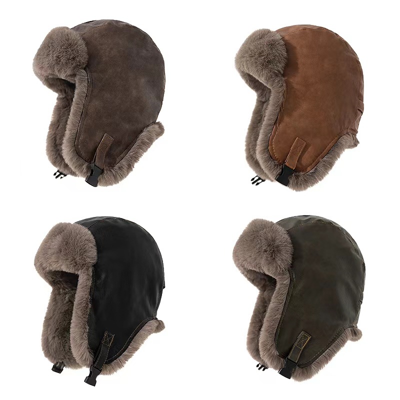 1 szt. Męska zimowa retro czap – Trapper Hat Ear Flap recenzja i cena